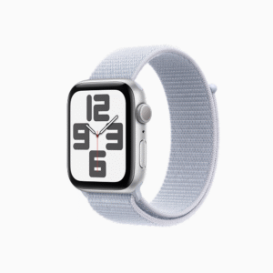 Apple Watch SE GPS + Cellular 44mm Silver Aluminium Blue Cloud Sport Loop